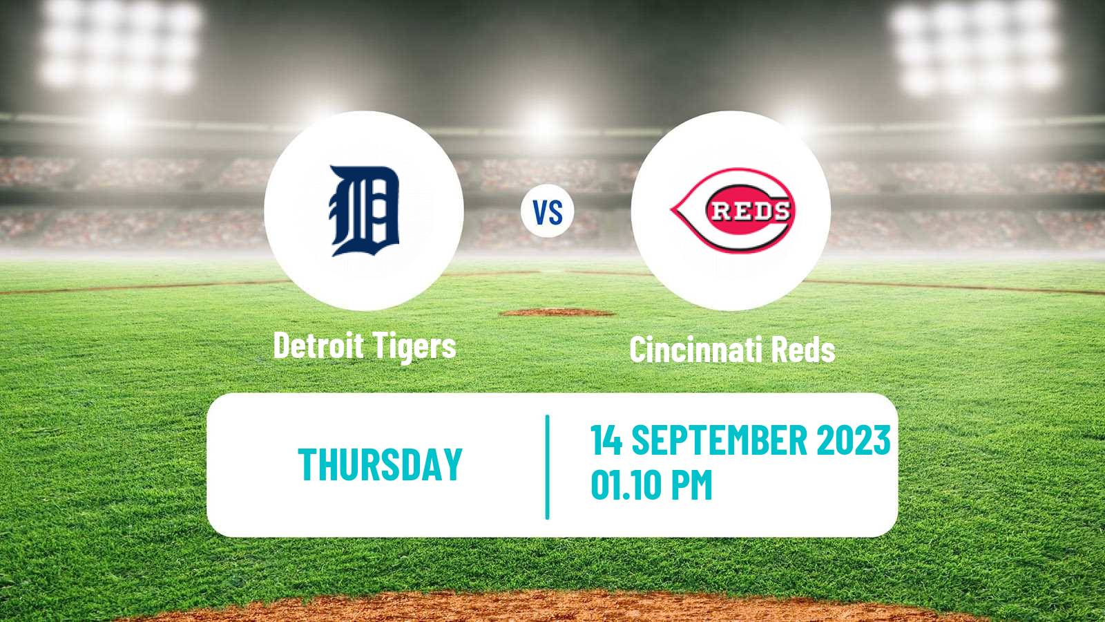 Baseball MLB Detroit Tigers - Cincinnati Reds
