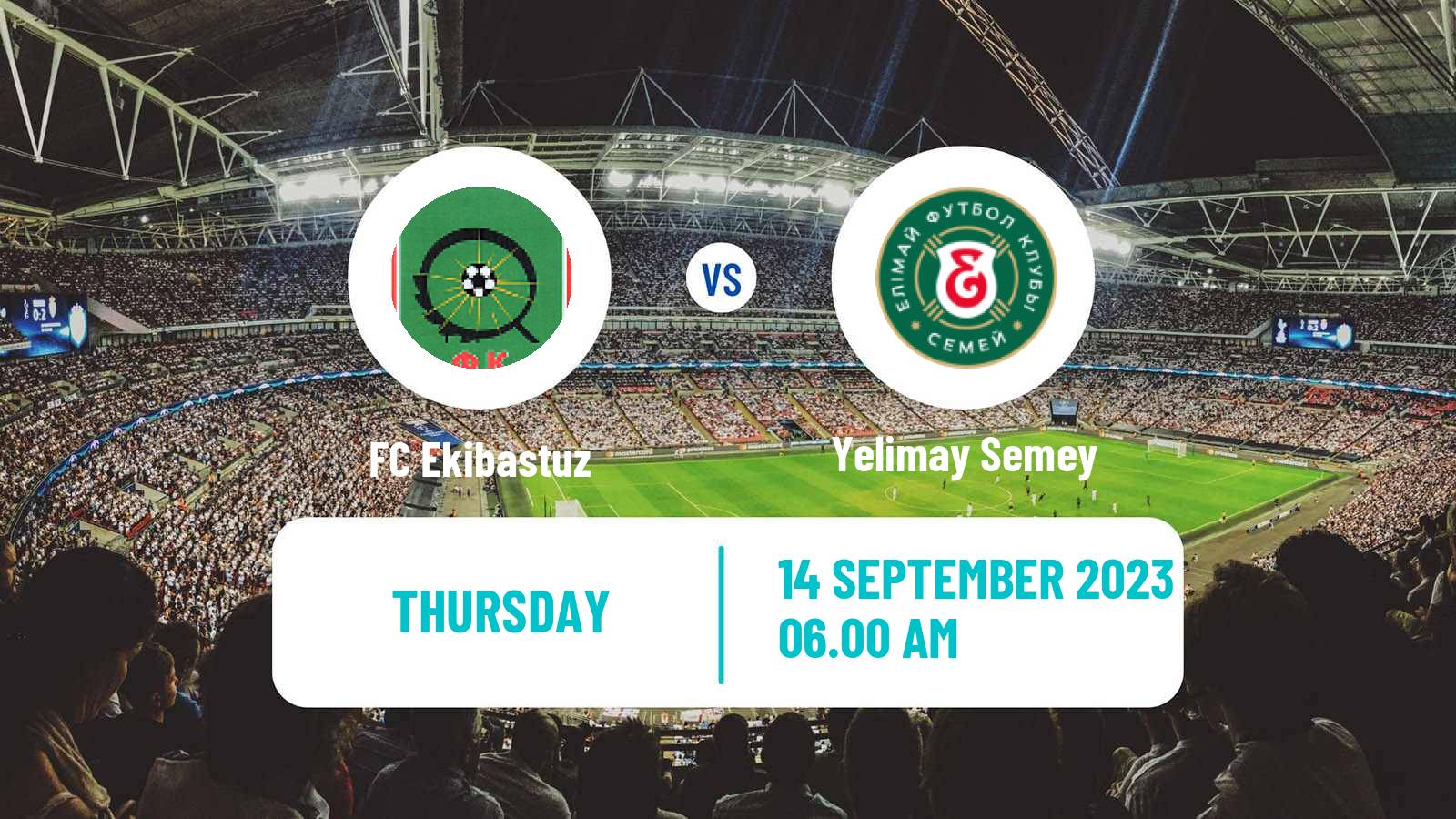 Soccer Kazakh First Division Ekibastuz - Yelimay Semey