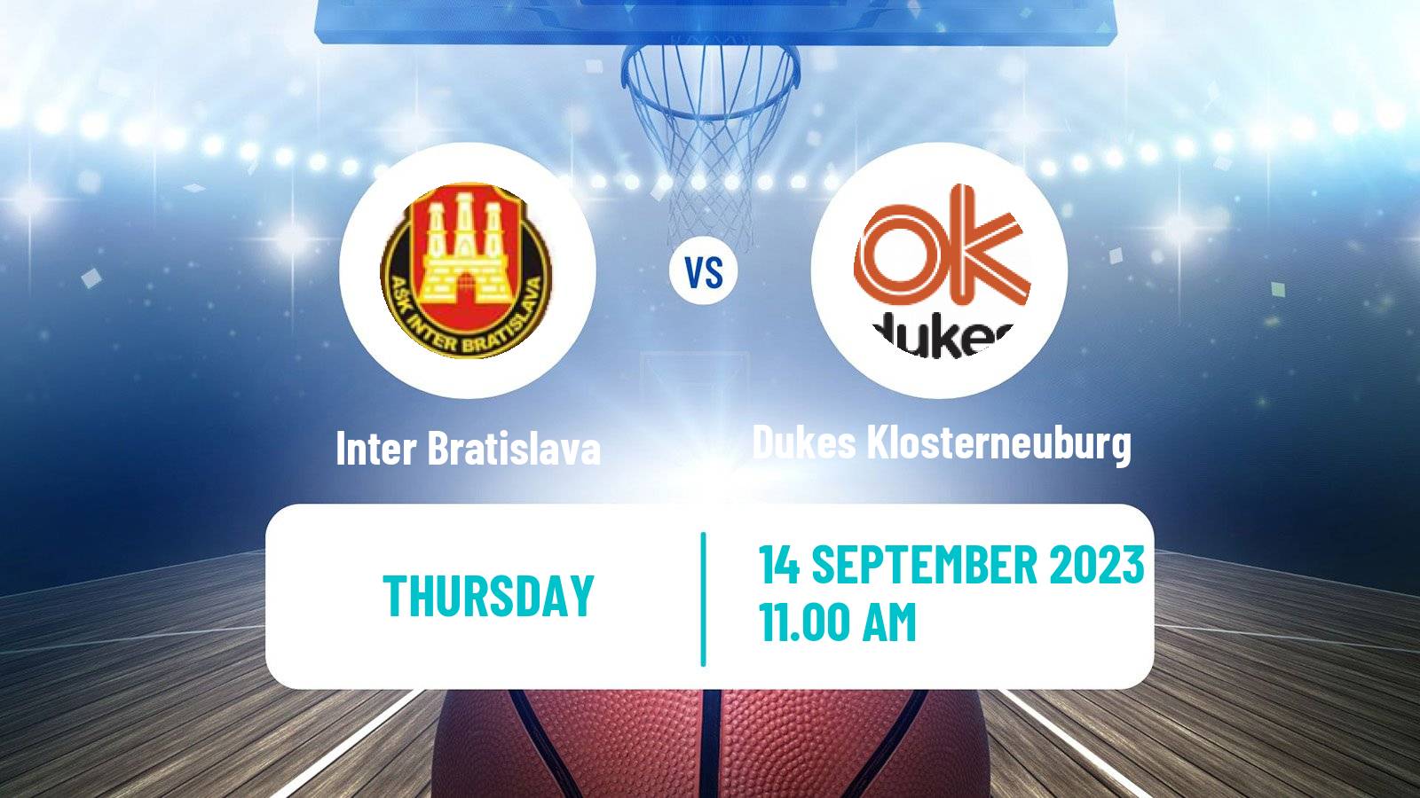 Basketball Club Friendly Basketball Inter Bratislava - Dukes Klosterneuburg