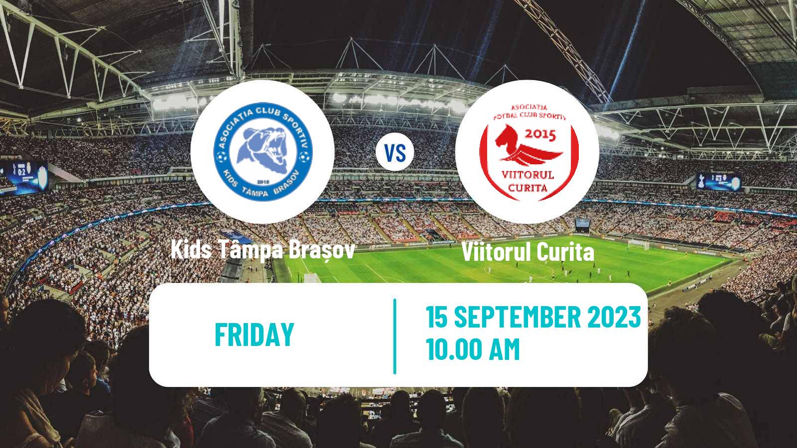 Soccer Romanian Liga 3 - Seria 5 Kids Tâmpa Brașov - Viitorul Curita
