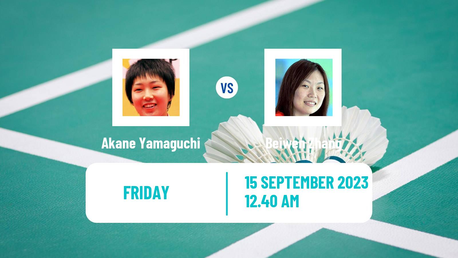 Badminton BWF World Tour Hong Kong Open Women Akane Yamaguchi - Beiwen Zhang