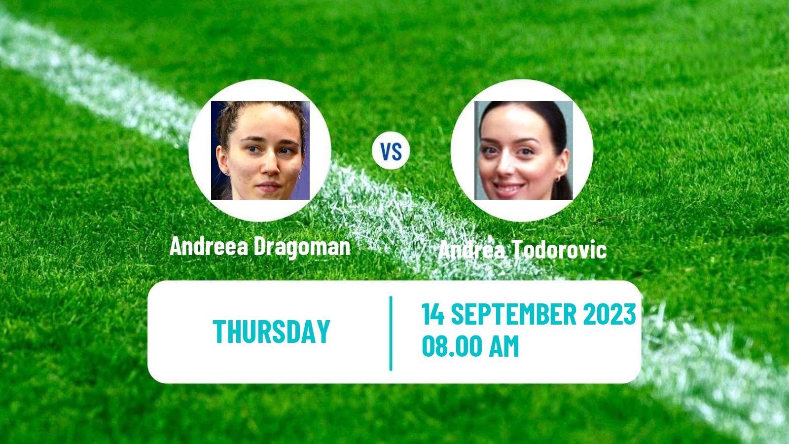 Table tennis European Championships Teams Women Andreea Dragoman - Andrea Todorovic