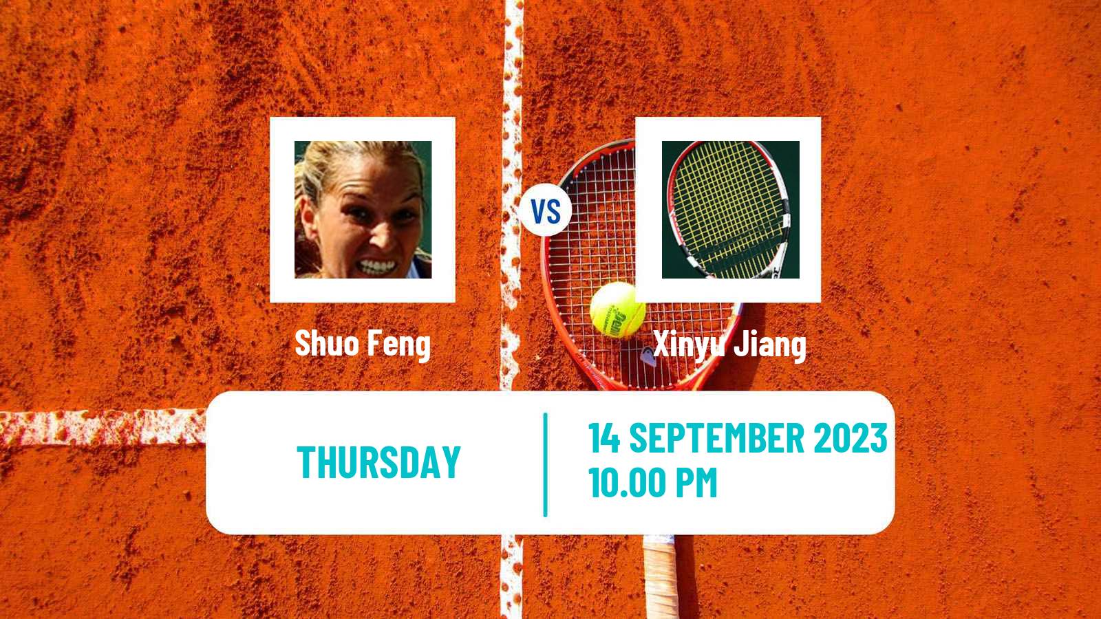 Tennis ITF W25 Guiyang Women Shuo Feng - Xinyu Jiang