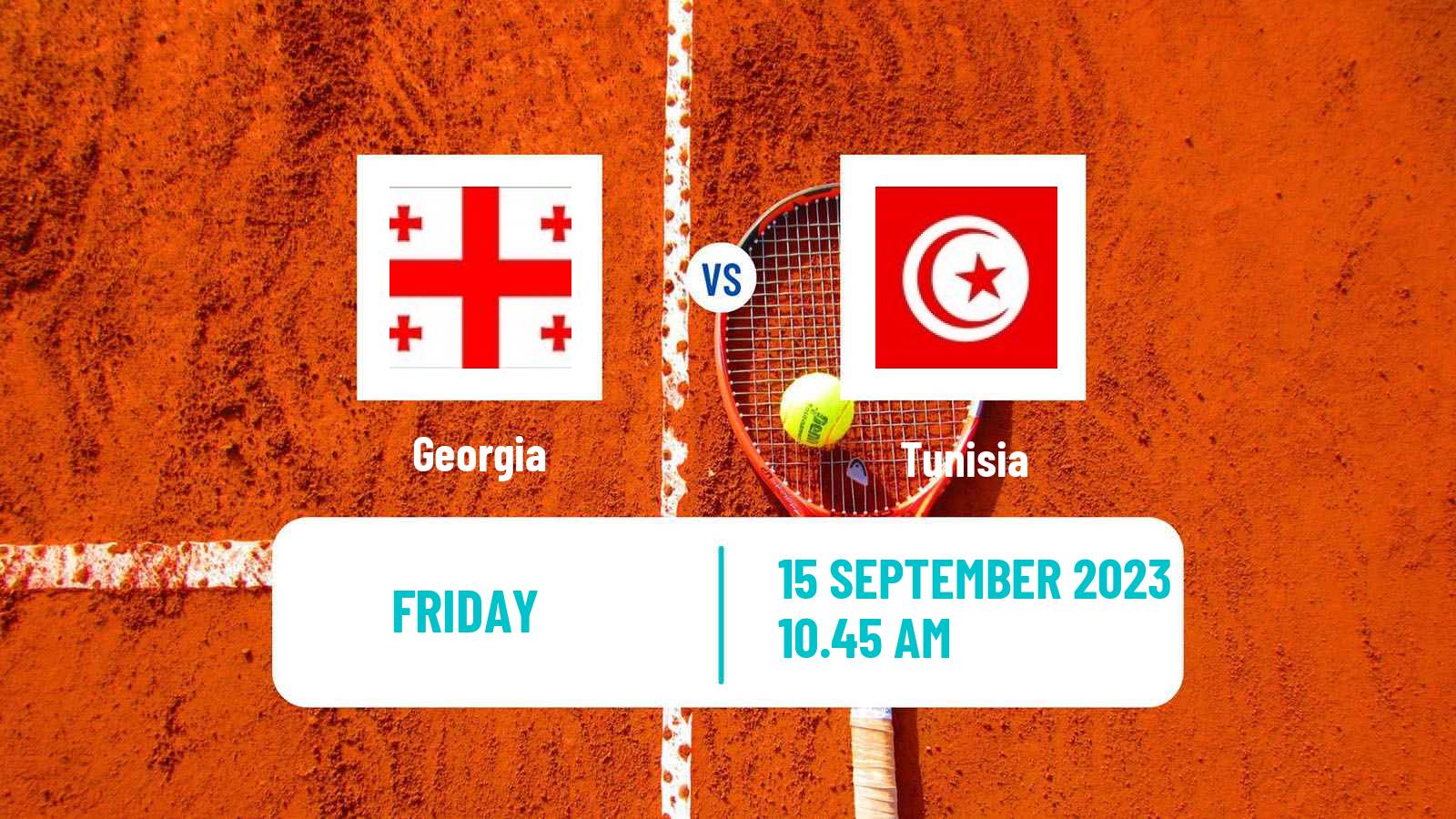 Tennis Davis Cup World Group II Teams Georgia - Tunisia