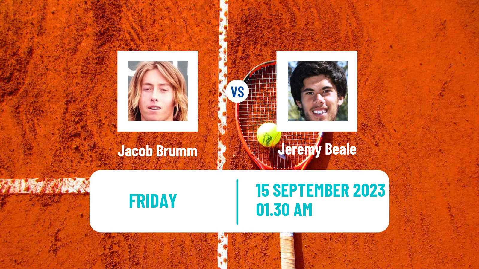 Tennis ITF M25 Darwin Men Jacob Brumm - Jeremy Beale