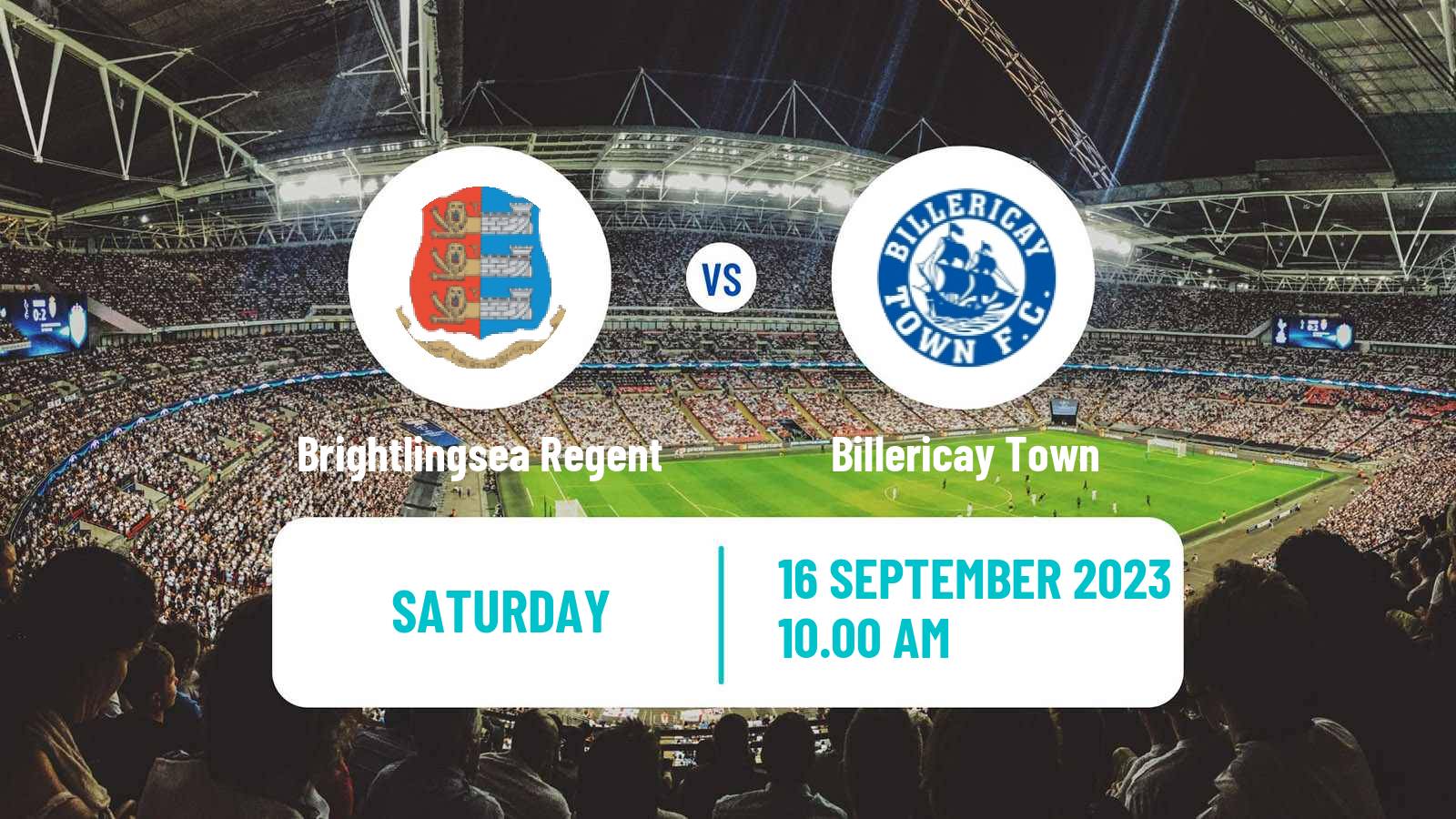 Soccer English FA Cup Brightlingsea Regent - Billericay Town