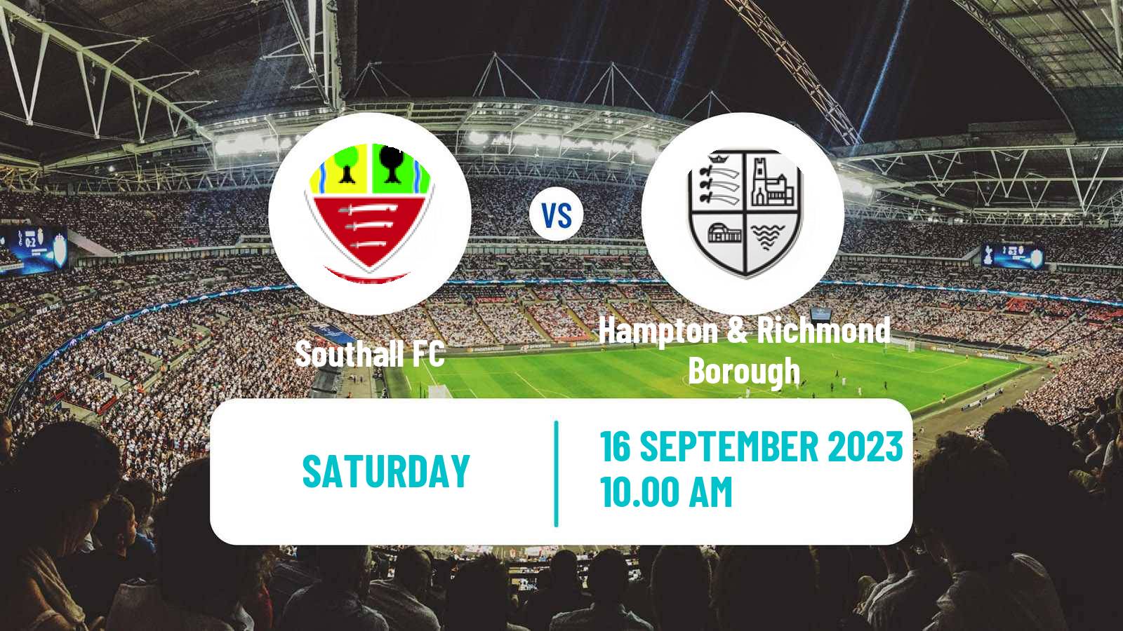 Soccer English FA Cup Southall - Hampton & Richmond Borough