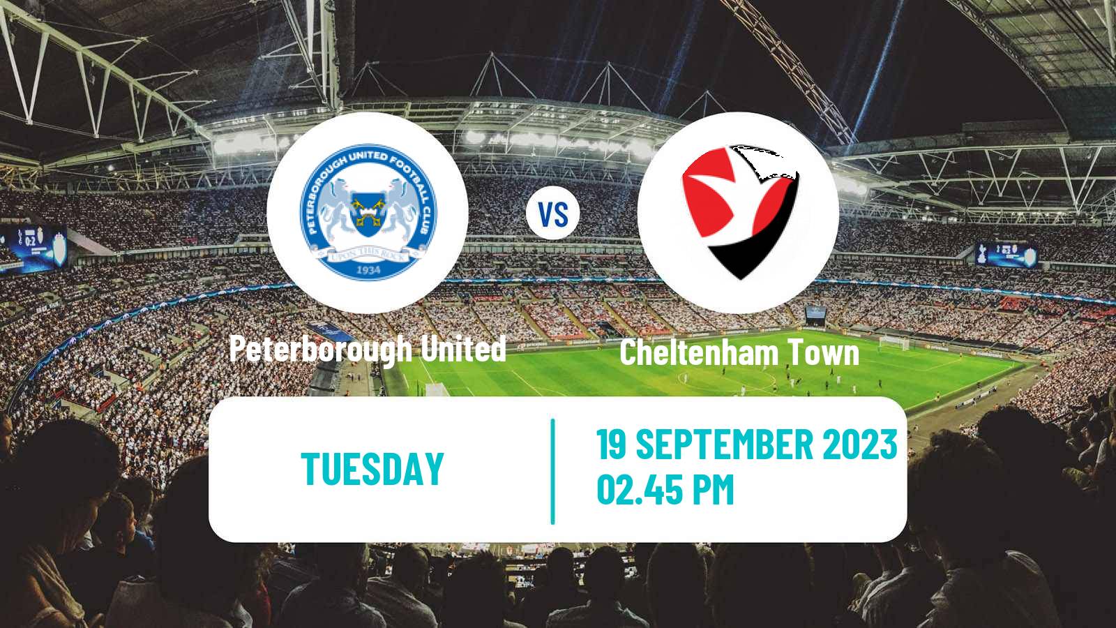 Soccer English League One Peterborough United - Cheltenham Town