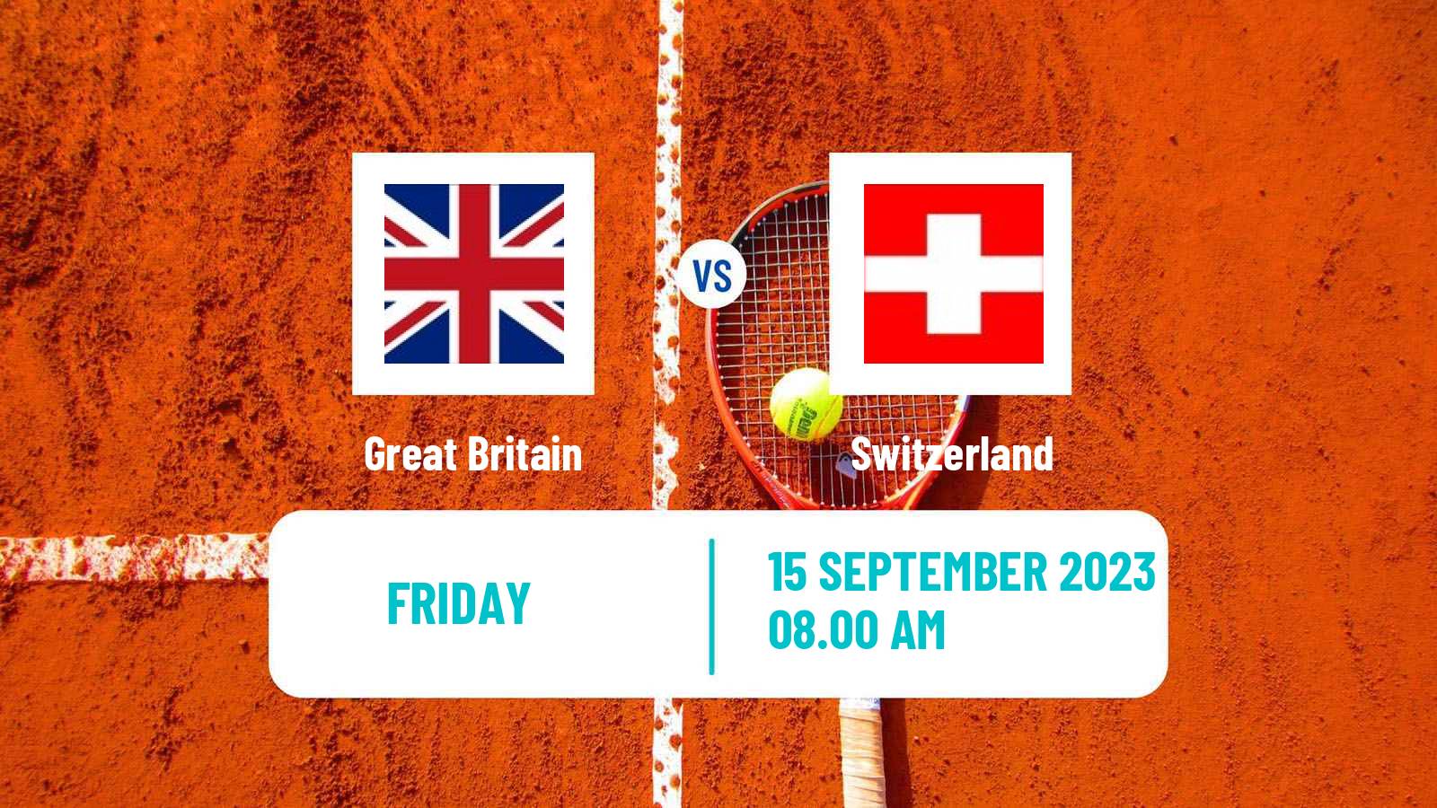 Tennis Davis Cup - World Group Teams Great Britain - Switzerland