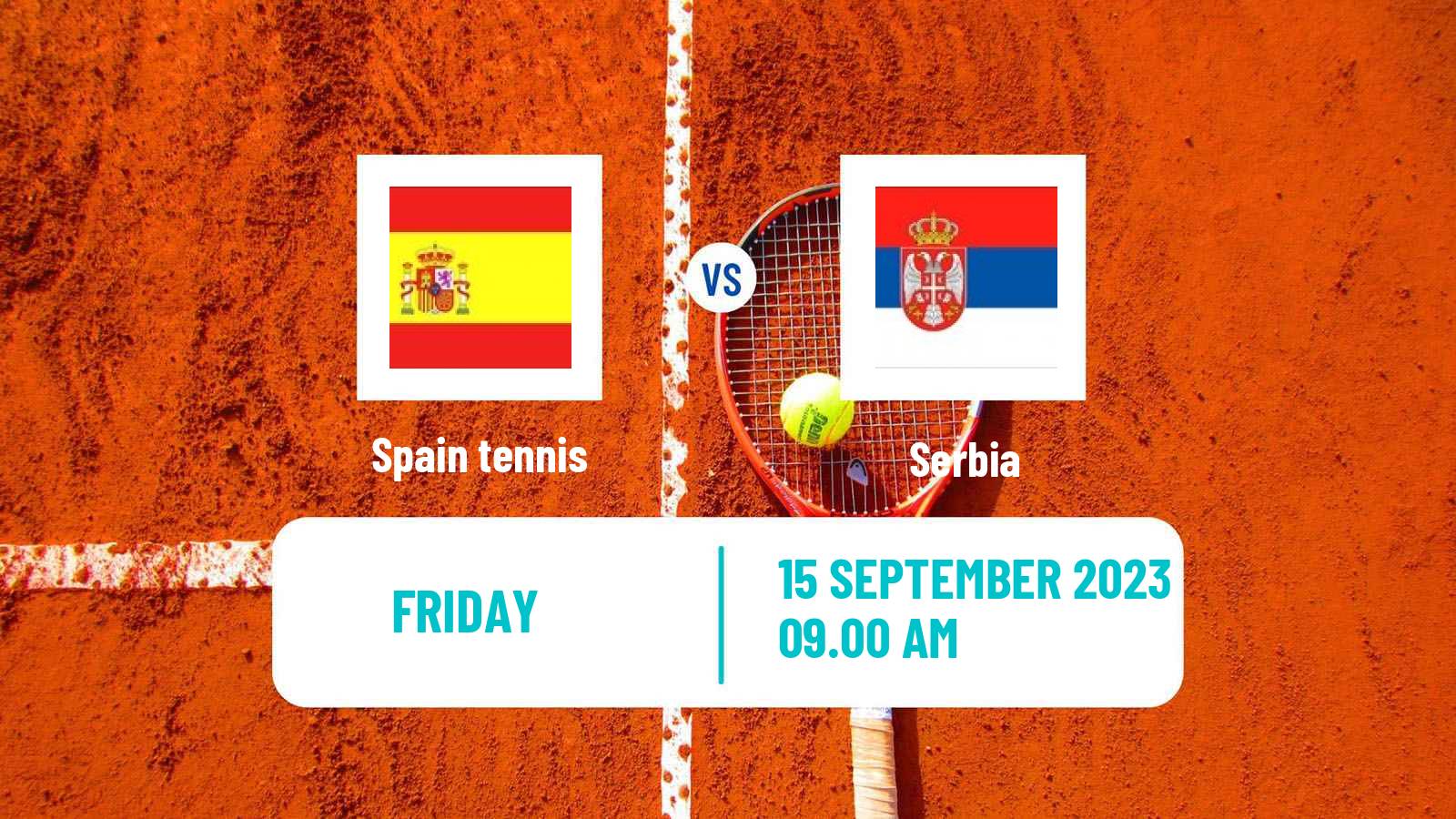 Tennis Davis Cup - World Group Teams Spain - Serbia