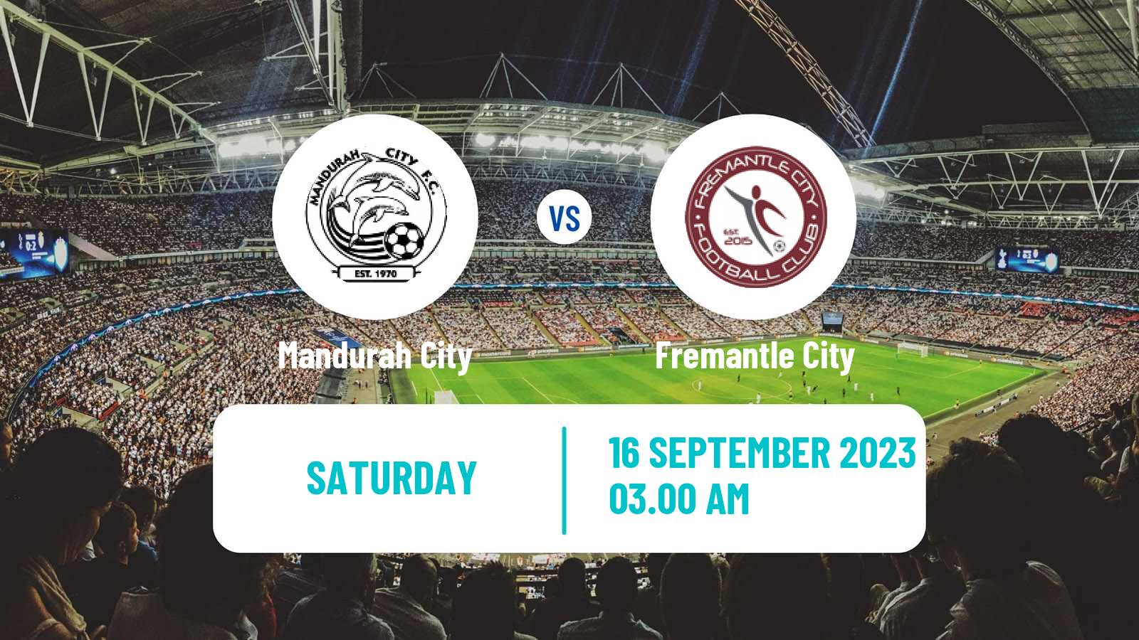 Soccer Australian NPL Western Australia Mandurah City - Fremantle City