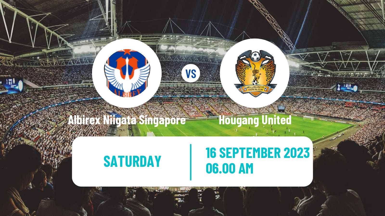 Soccer Singapore Premier League Albirex Niigata Singapore - Hougang United