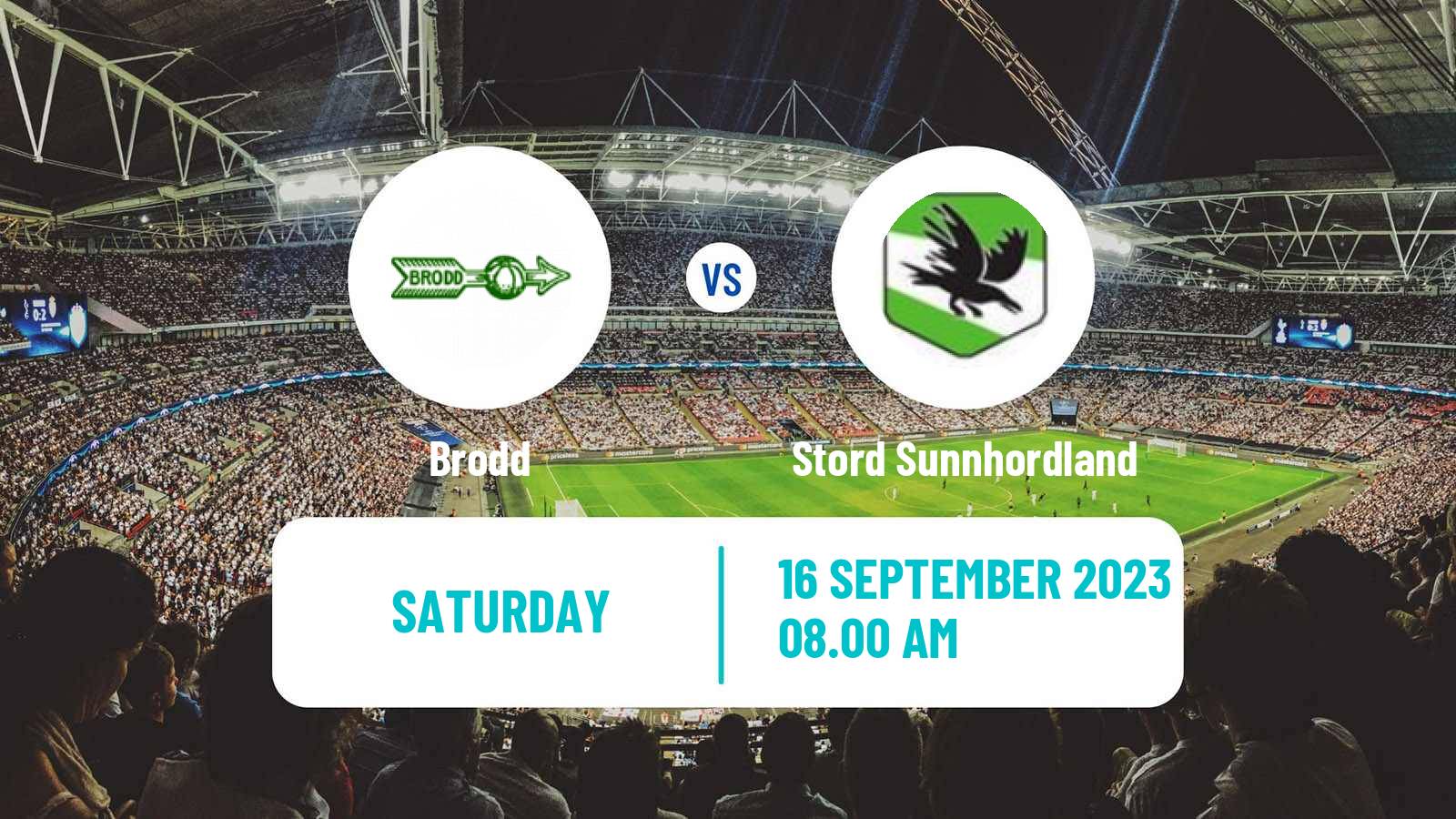 Soccer Norwegian Division 3 - Group 3 Brodd - Stord Sunnhordland
