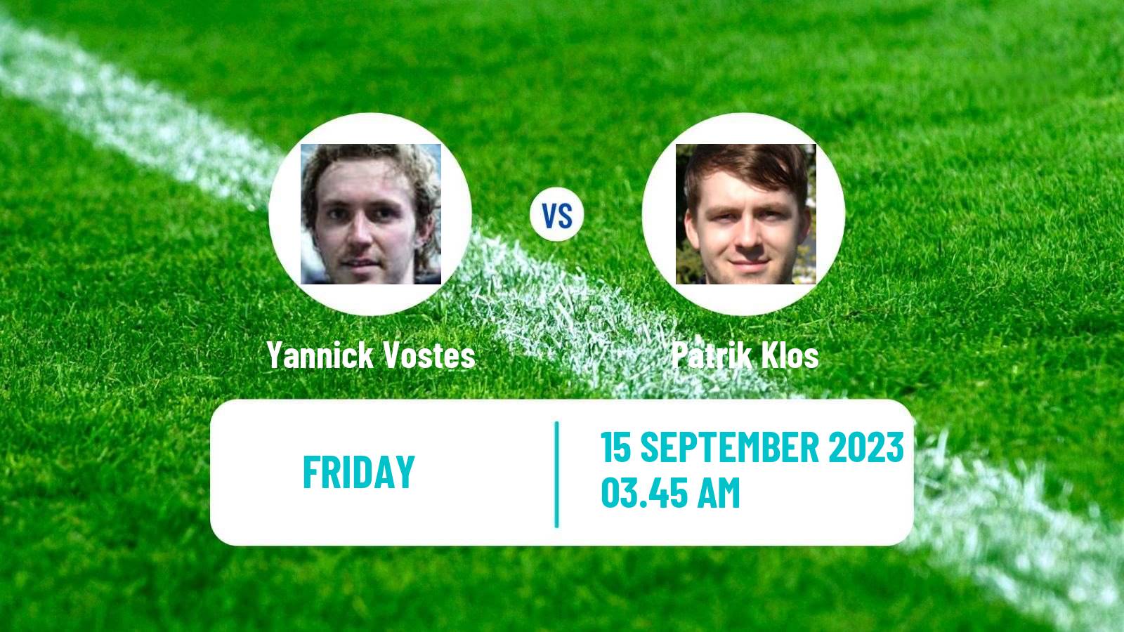 Table tennis Tt Star Series Men Yannick Vostes - Patrik Klos