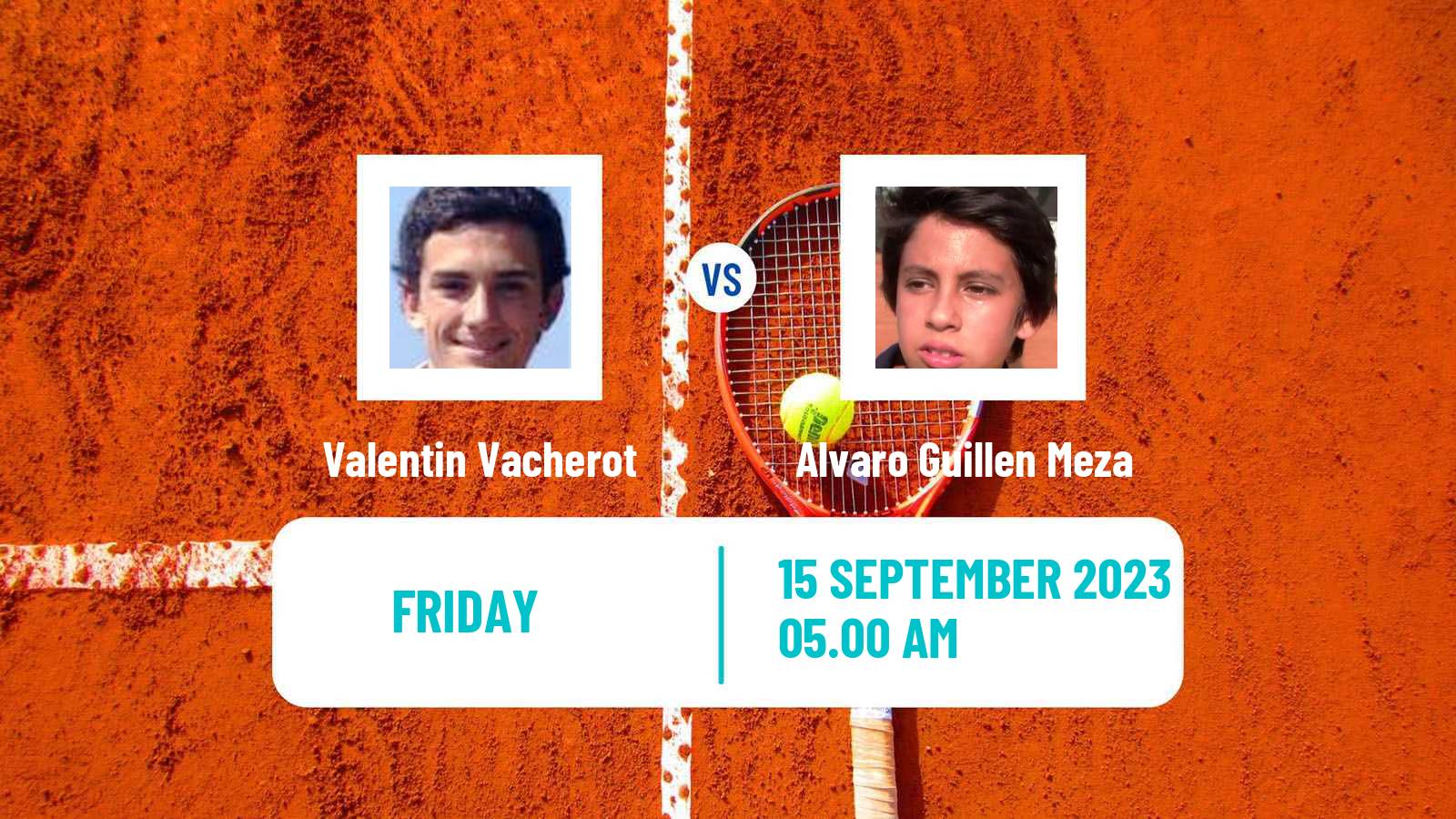 Tennis Davis Cup World Group II Valentin Vacherot - Alvaro Guillen Meza