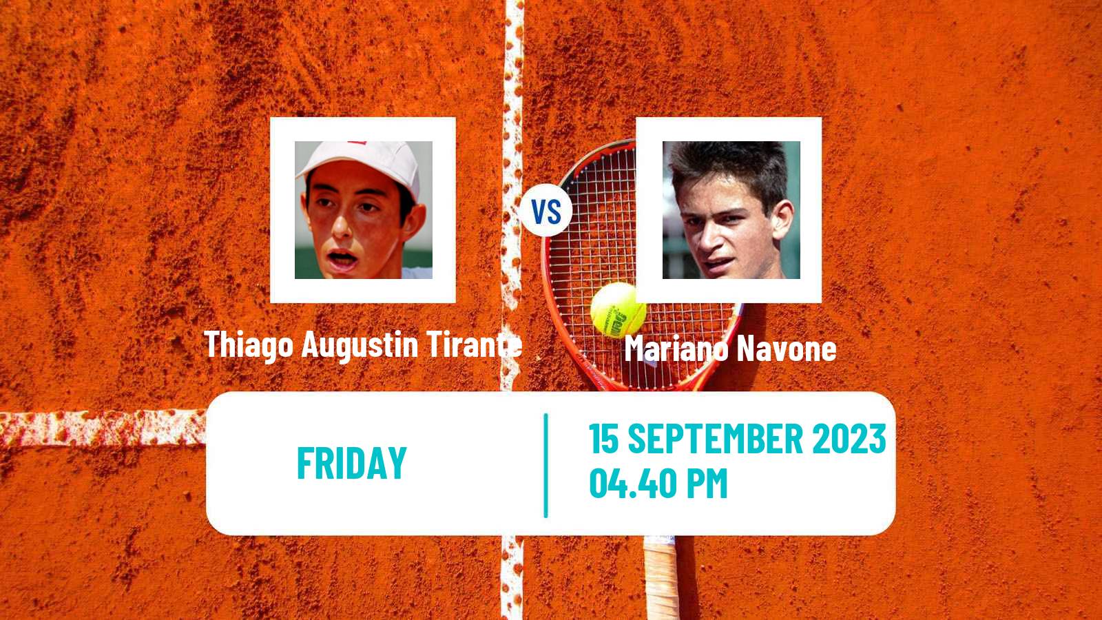Tennis Santa Cruz Challenger Men Thiago Augustin Tirante - Mariano Navone