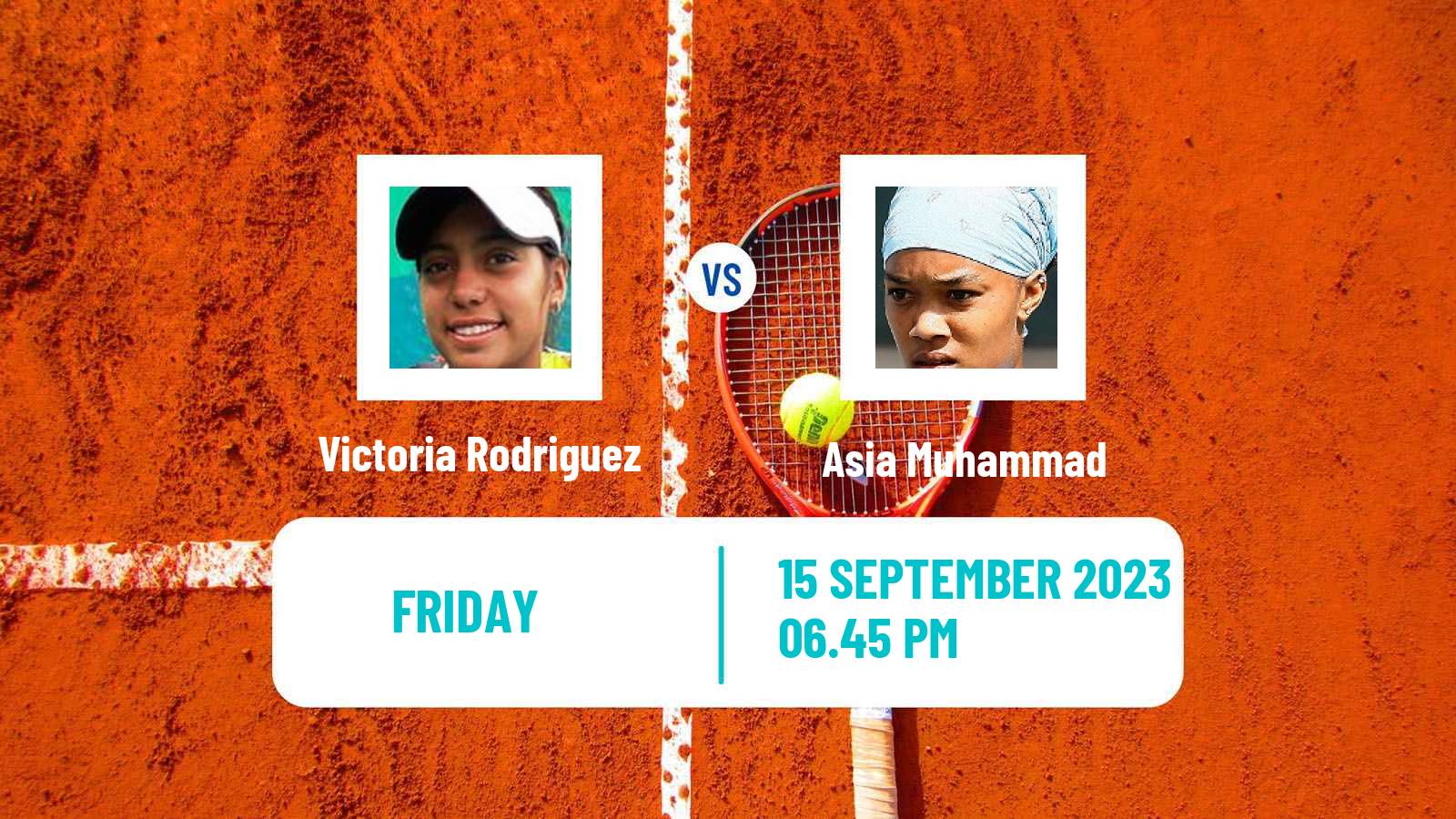 Tennis WTA Guadalajara Victoria Rodriguez - Asia Muhammad