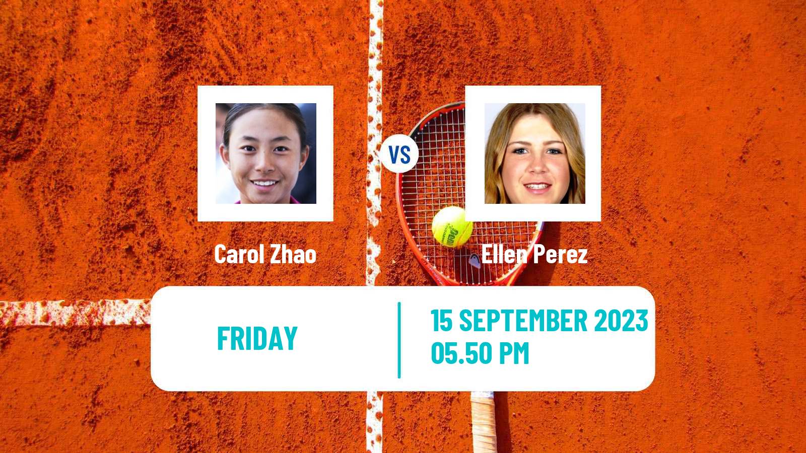 Tennis WTA Guadalajara Carol Zhao - Ellen Perez