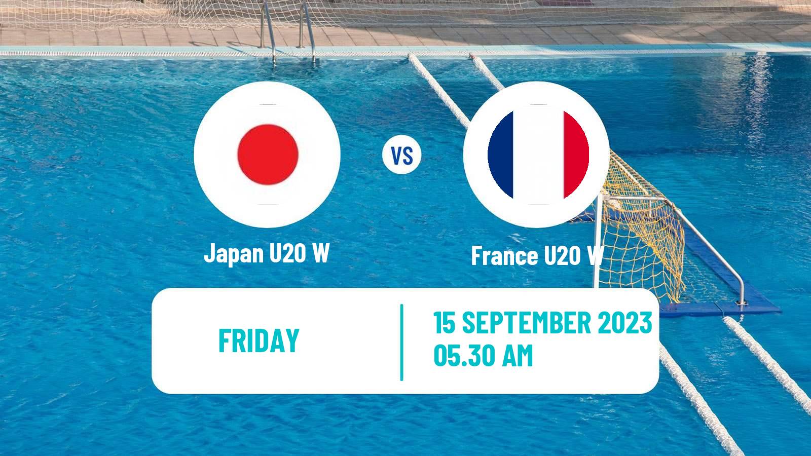 Water polo World Championship Water Polo U20 Women Japan U20 W - France U20 W