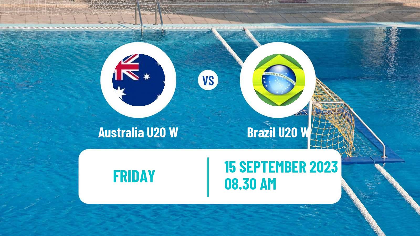 Water polo World Championship Water Polo U20 Women Australia U20 W - Brazil U20 W