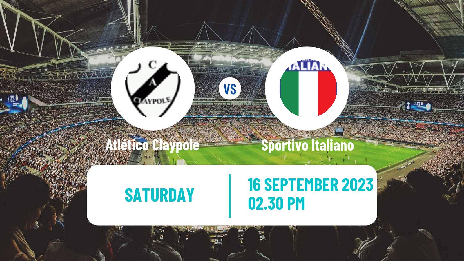 Soccer Argentinian Primera C Atlético Claypole - Sportivo Italiano