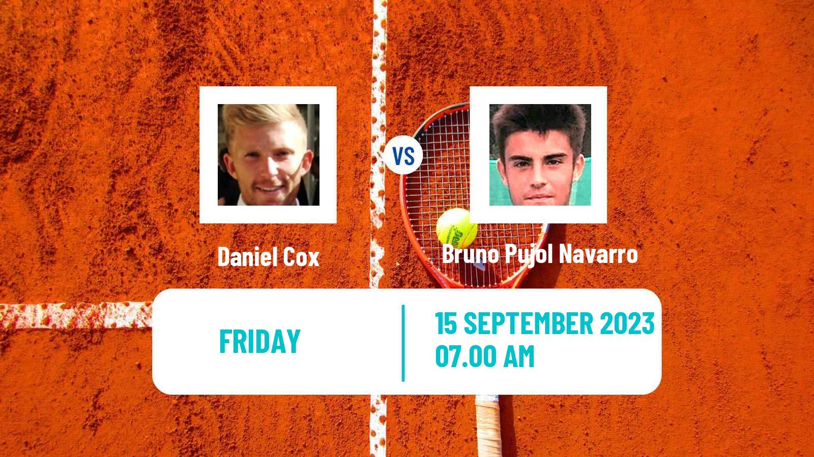 Tennis ITF M25 Madrid Men Daniel Cox - Bruno Pujol Navarro