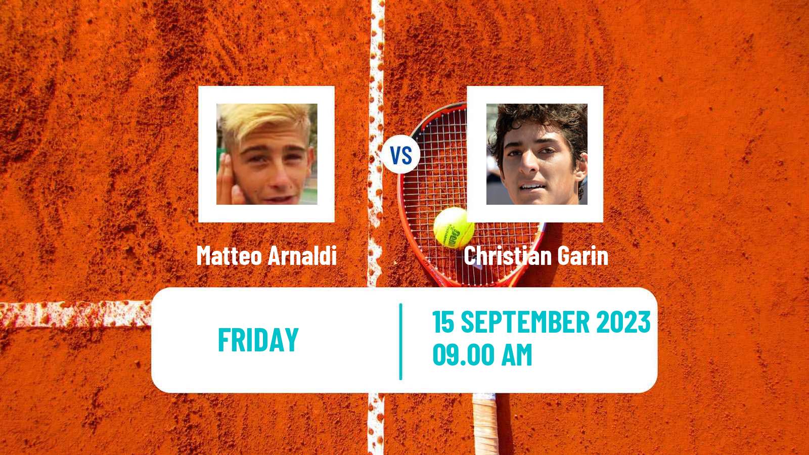 Tennis Davis Cup World Group Matteo Arnaldi - Christian Garin