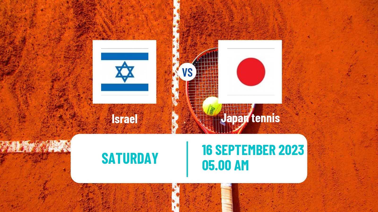 Tennis Davis Cup World Group I Teams Israel - Japan