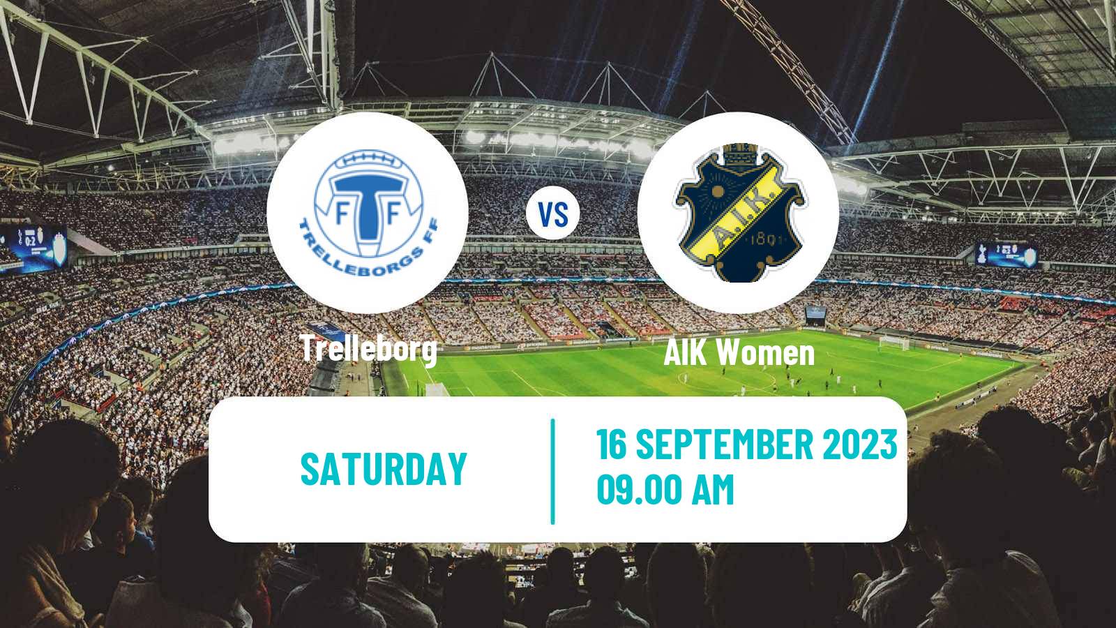 Soccer Swedish Elitettan Women Trelleborg - AIK