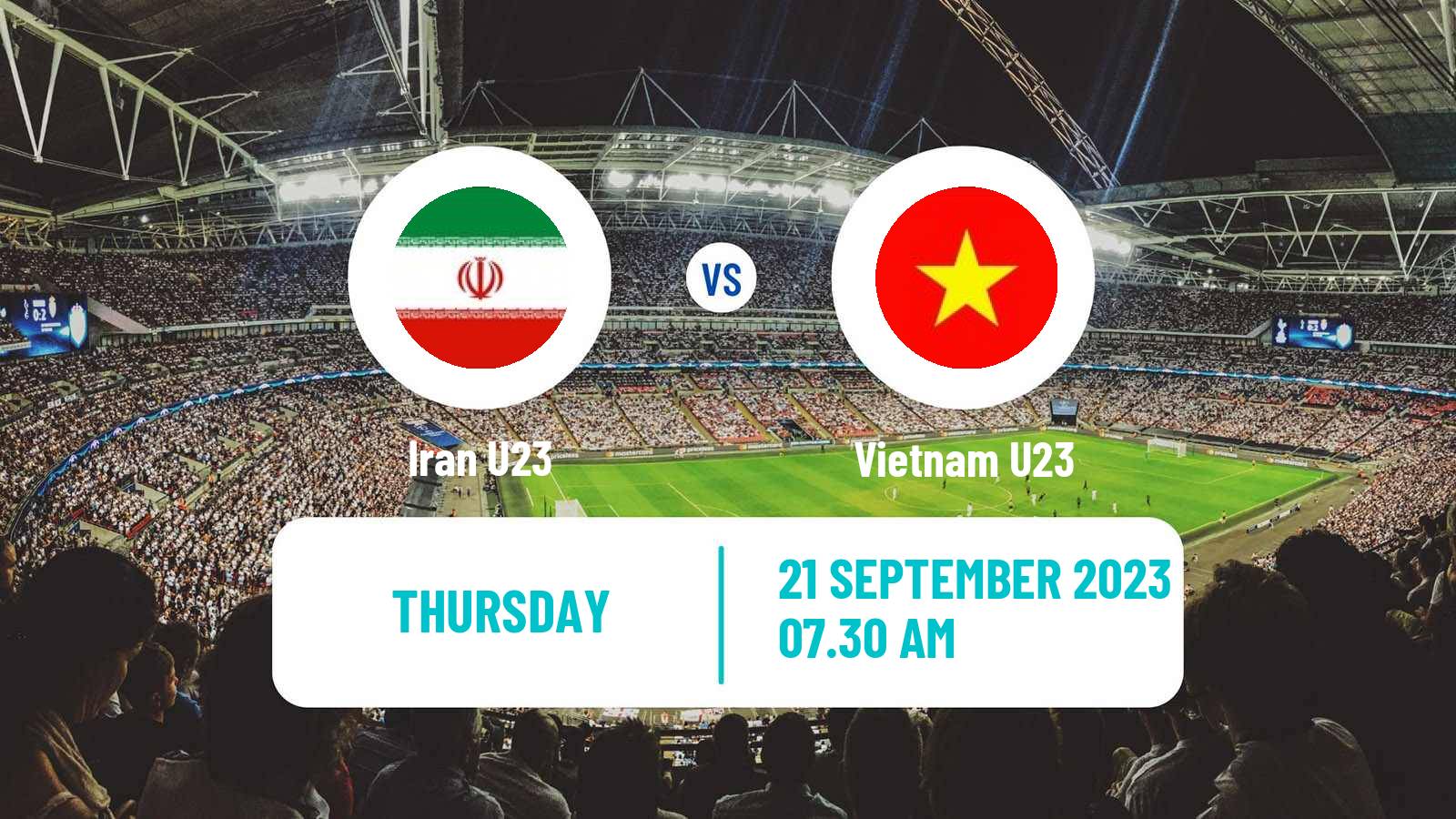 Soccer Asian Games Football Iran U23 - Vietnam U23