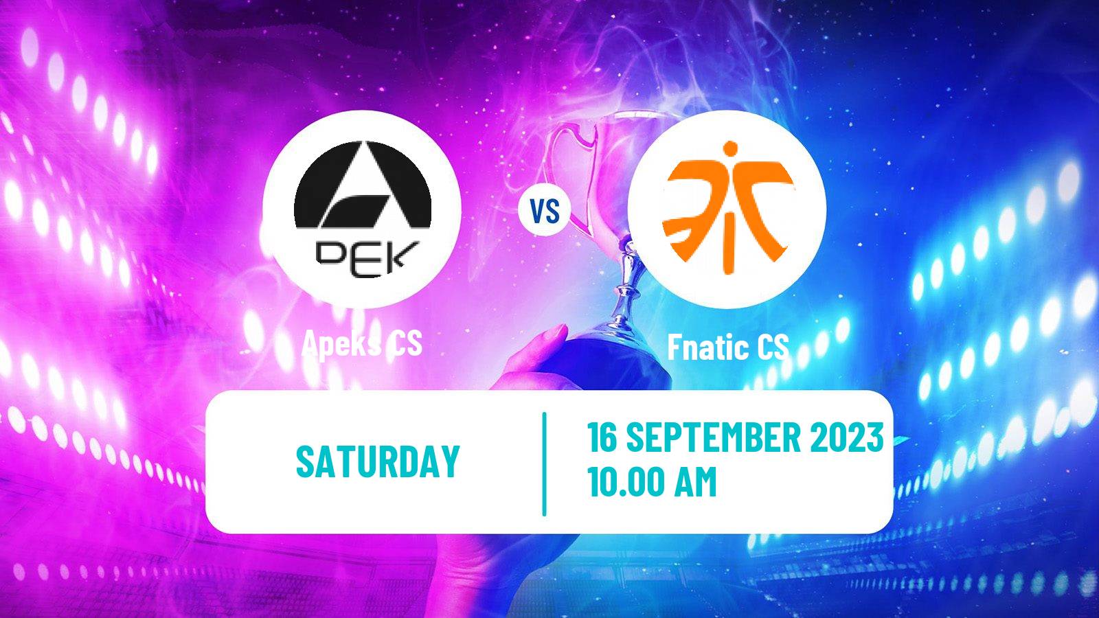 Esports Counter Strike Esl Pro League Season 18 Apeks - Fnatic