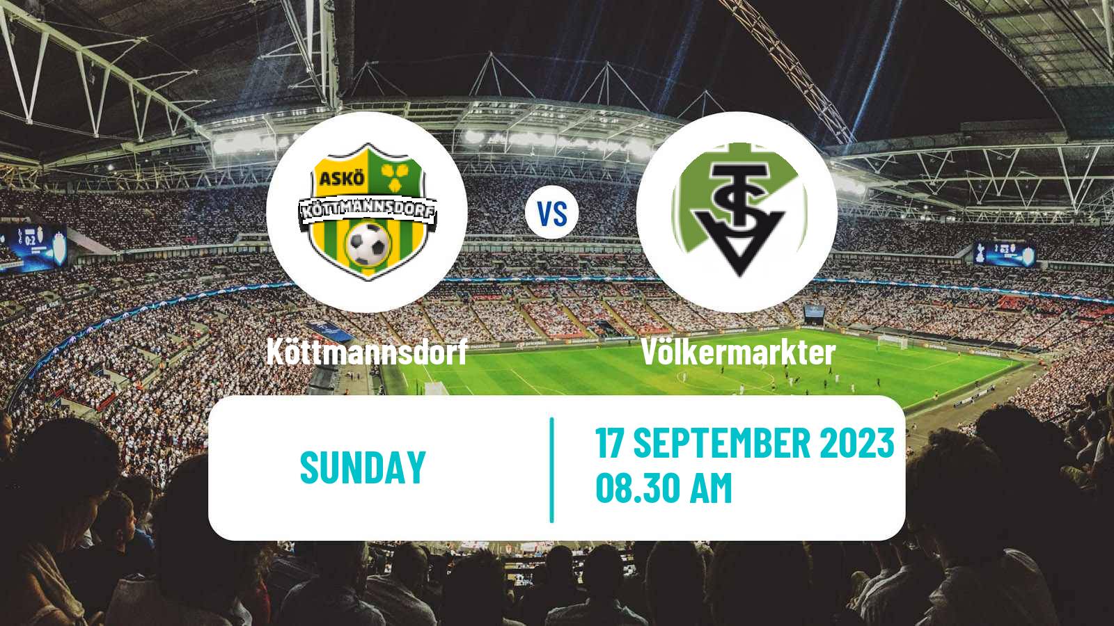 Soccer Austrian Landesliga Karnten Köttmannsdorf - Völkermarkter