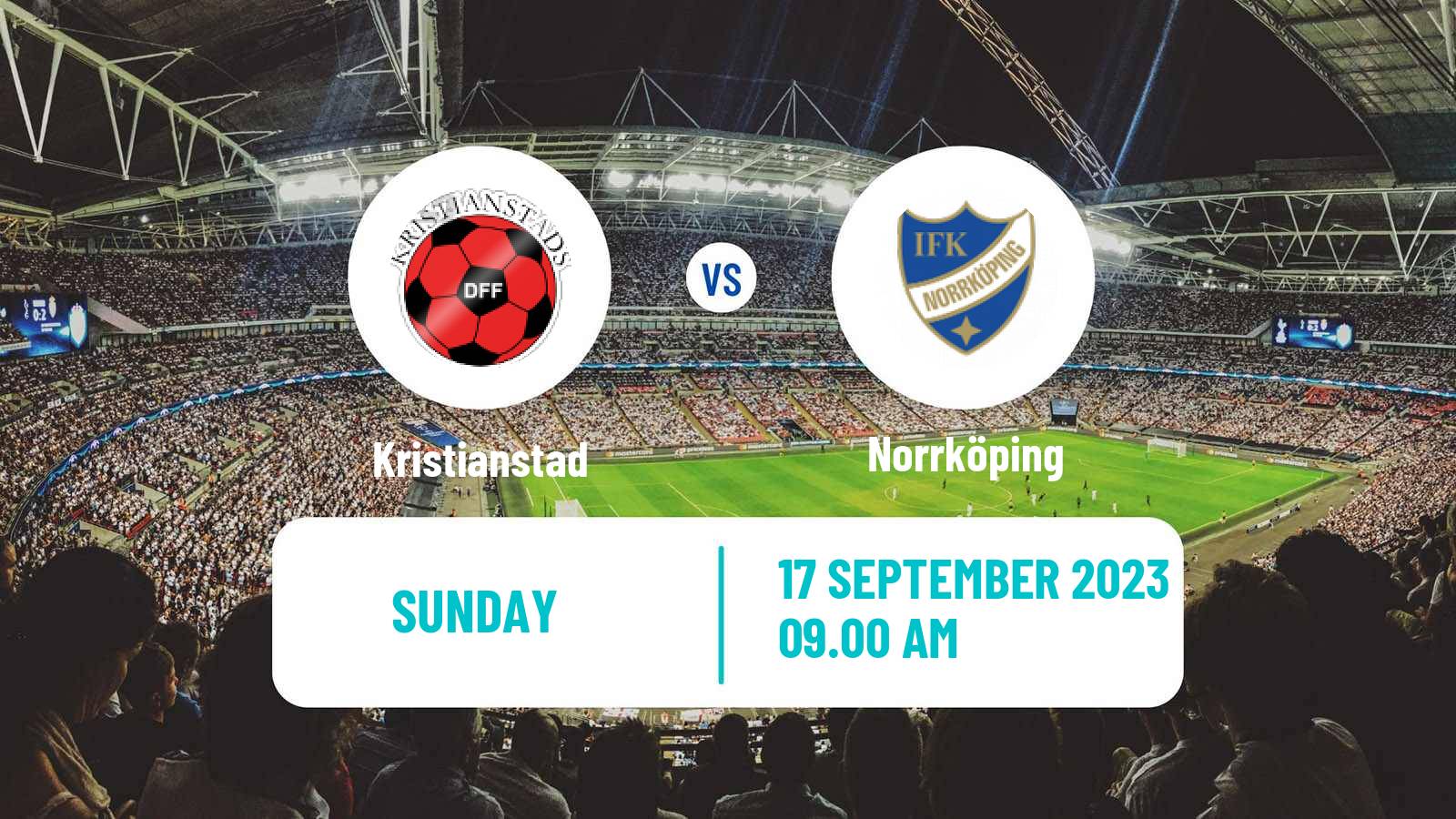 Soccer Swedish Allsvenskan Women Kristianstad - Norrköping