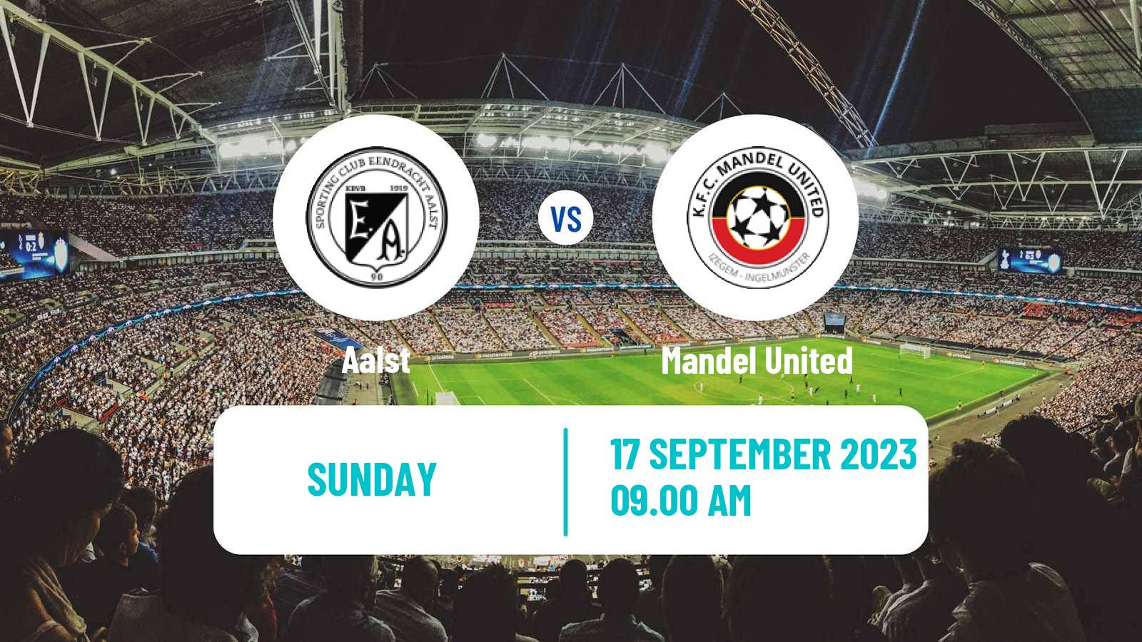 Soccer Belgian Second Amateur Division Group A Aalst - Mandel United