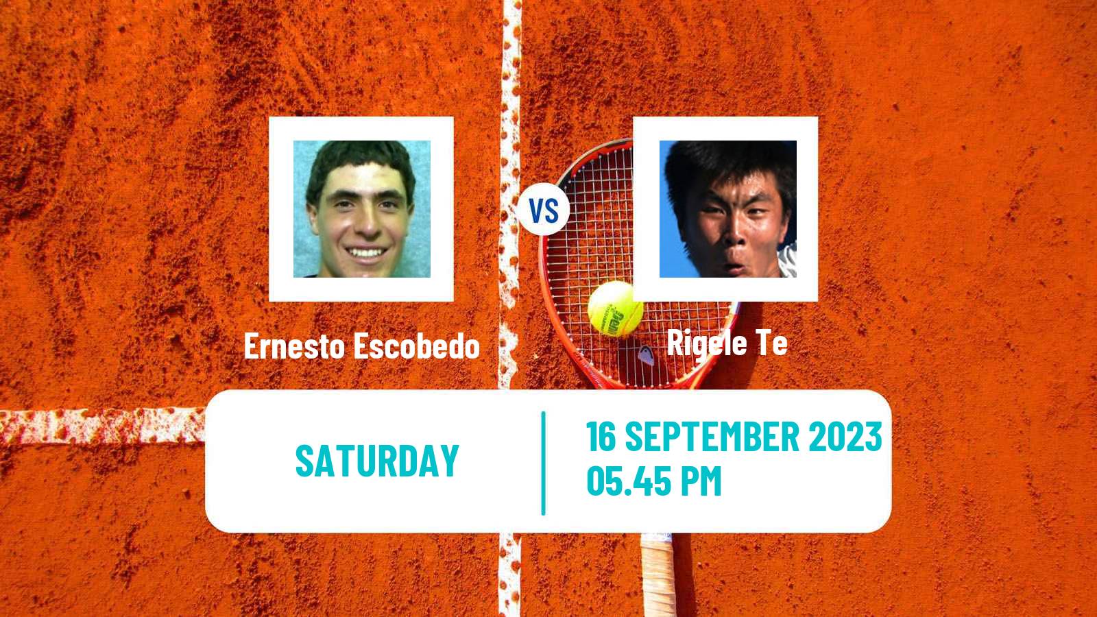 Tennis Davis Cup World Group II Ernesto Escobedo - Rigele Te