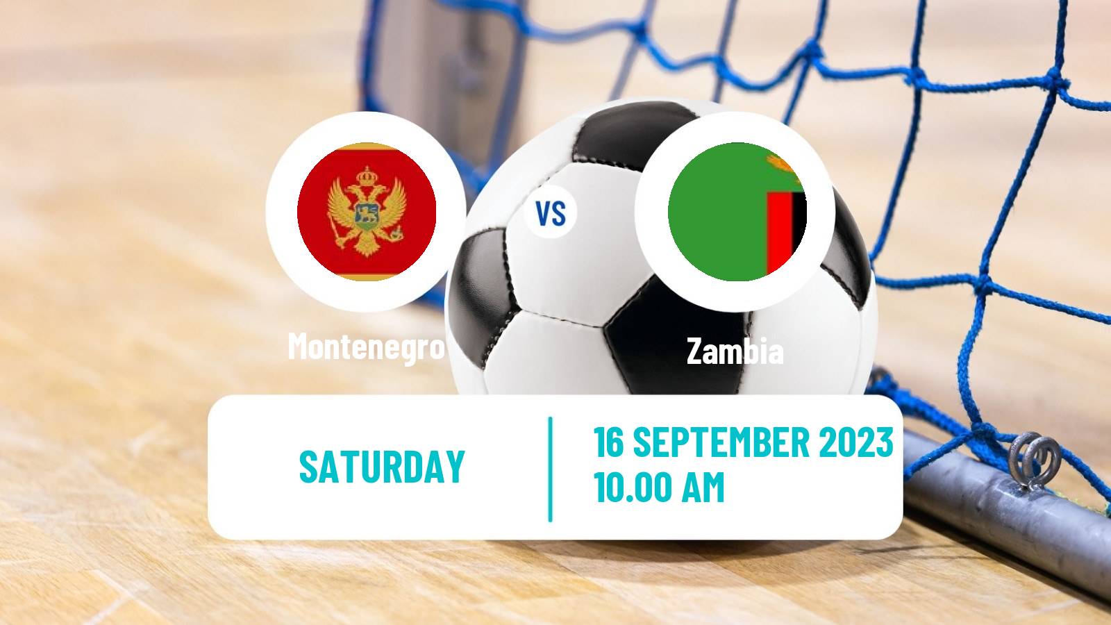 Futsal Friendly International Futsal Montenegro - Zambia