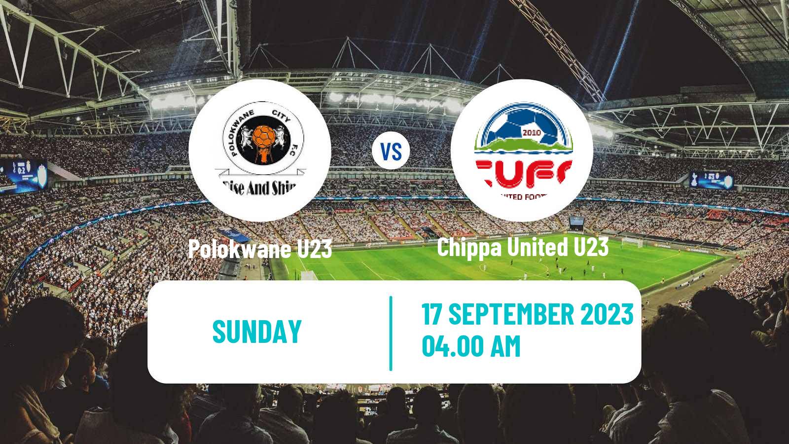 Soccer South African Diski Challenge Polokwane U23 - Chippa United U23