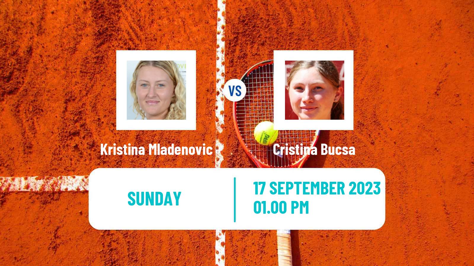 Tennis WTA Guadalajara Kristina Mladenovic - Cristina Bucsa