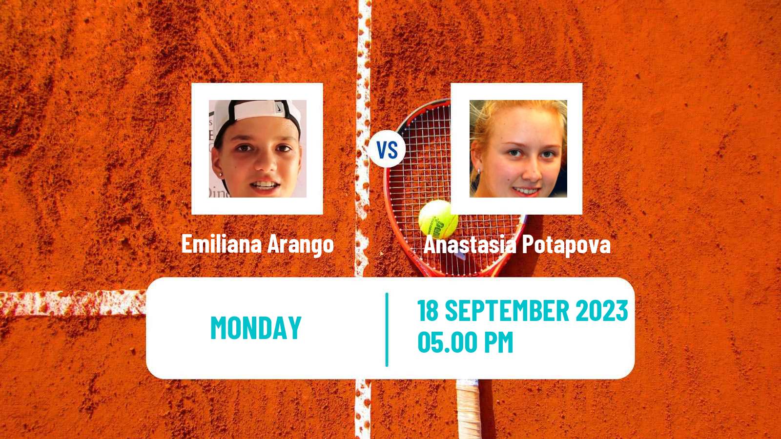 Tennis WTA Guadalajara Emiliana Arango - Anastasia Potapova