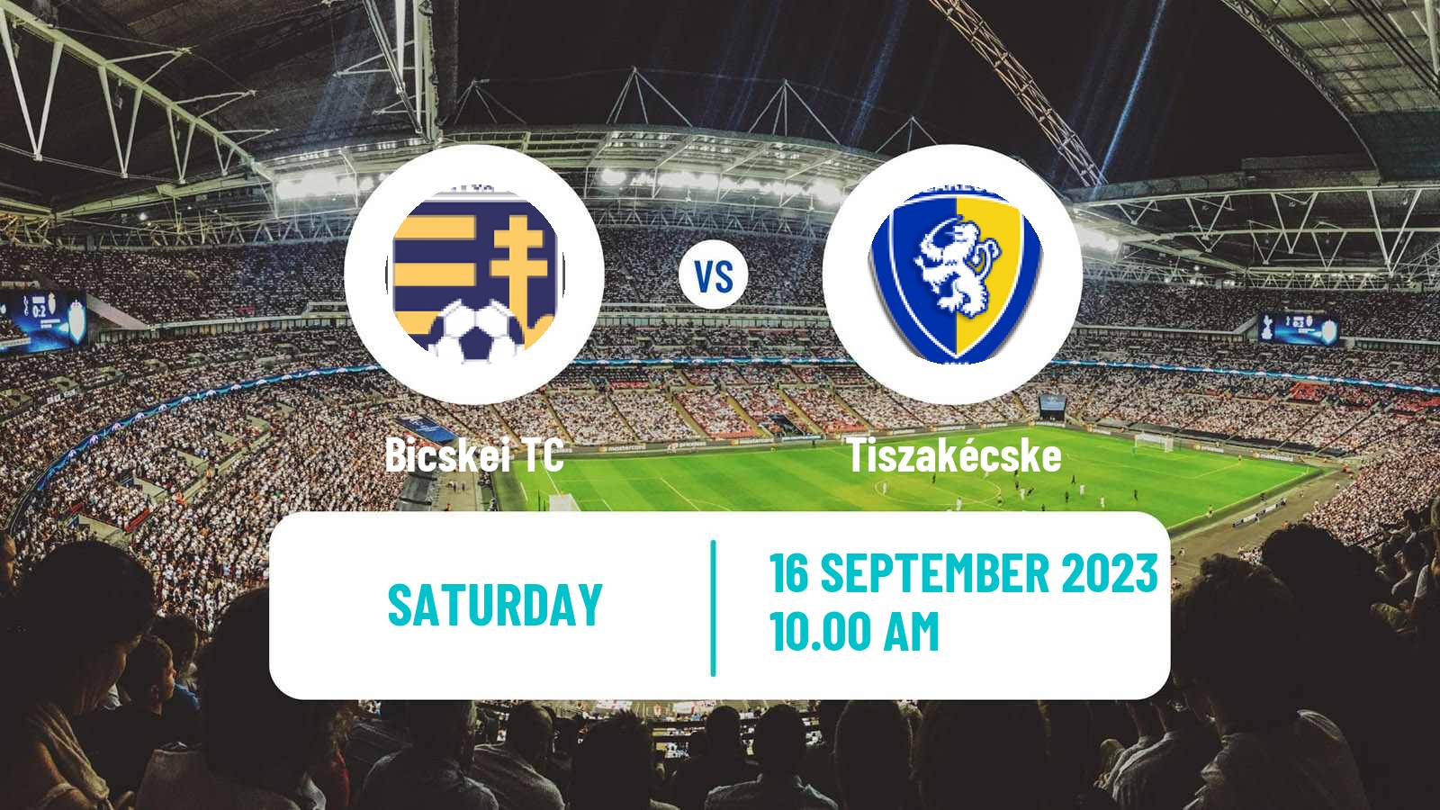 Soccer Hungarian Cup Bicske - Tiszakécske