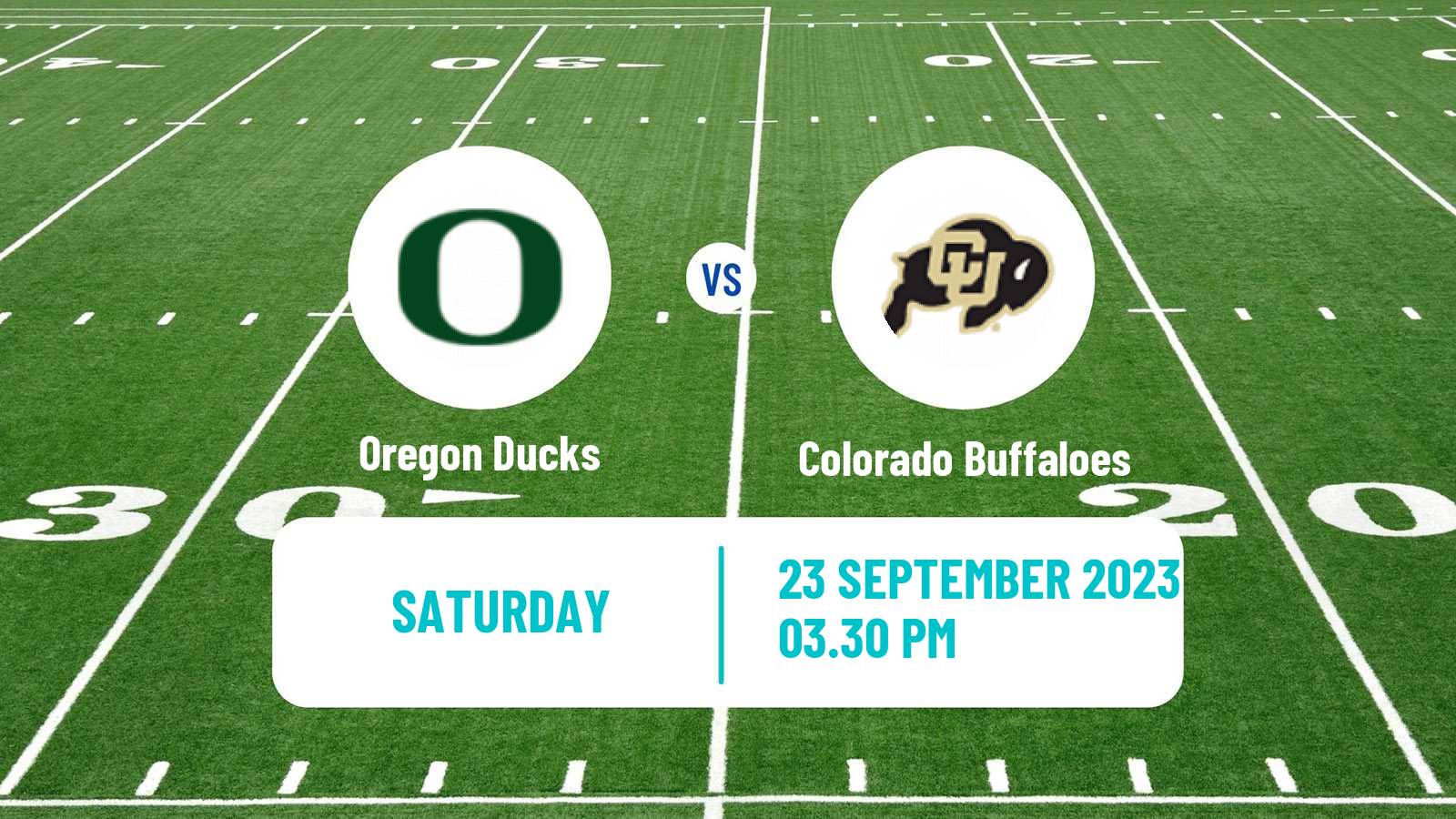 American football NCAA College Football Oregon Ducks - Colorado Buffaloes