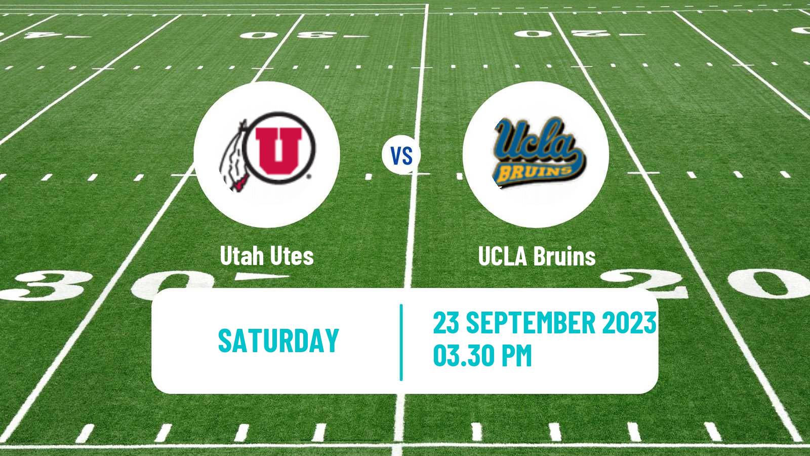 American football NCAA College Football Utah Utes - UCLA Bruins