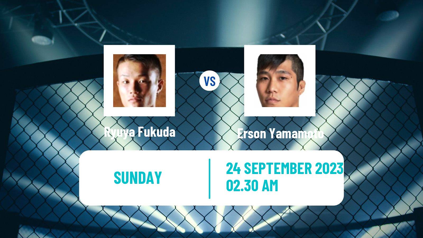 MMA Flyweight Rizin Men Ryuya Fukuda - Erson Yamamoto
