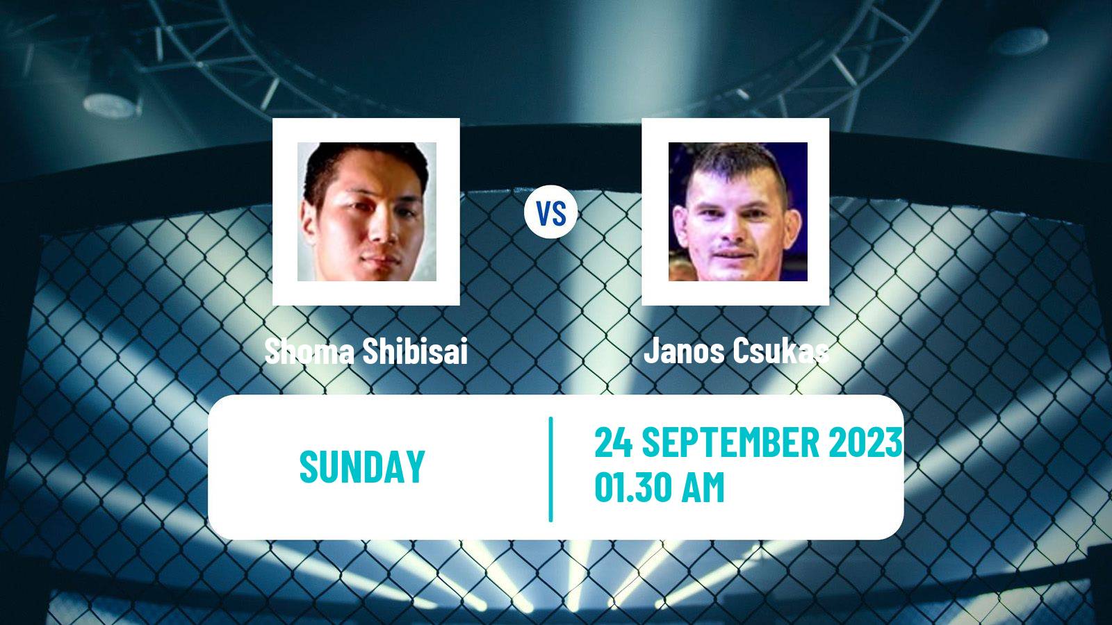 MMA Heavyweight Rizin Men Shoma Shibisai - Janos Csukas