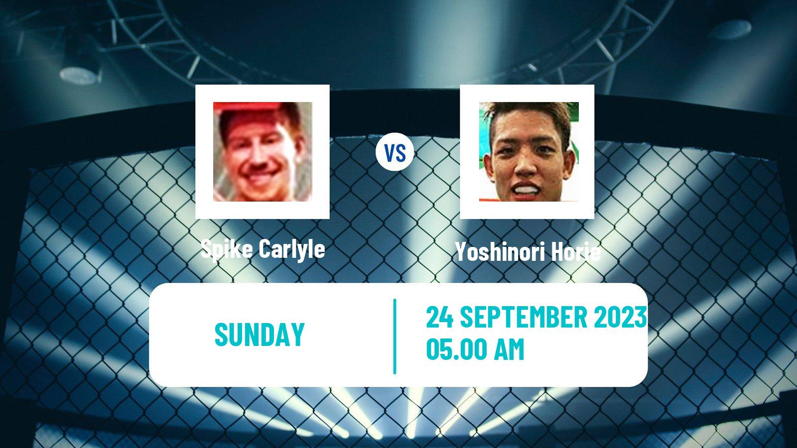 MMA Lightweight Rizin Men Spike Carlyle - Yoshinori Horie