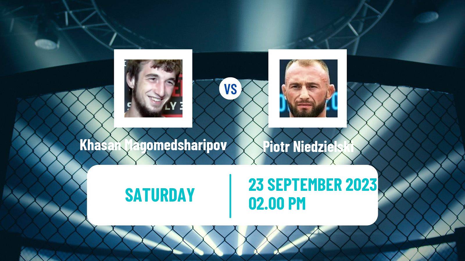MMA Featherweight Bellator Men Khasan Magomedsharipov - Piotr Niedzielski