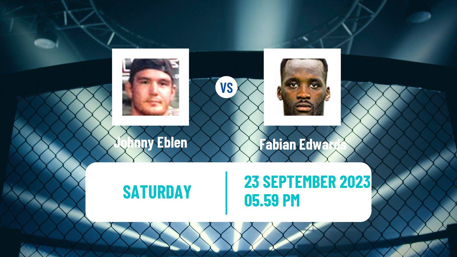 MMA Middleweight Bellator Men Johnny Eblen - Fabian Edwards