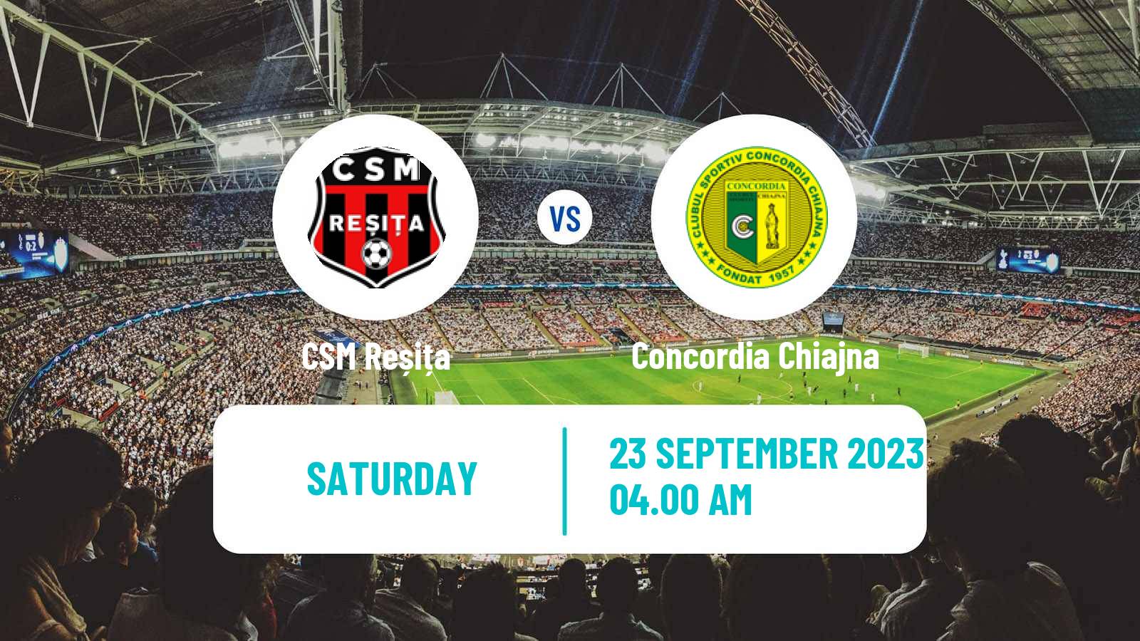 Soccer Romanian Division 2 Reșița - Concordia Chiajna
