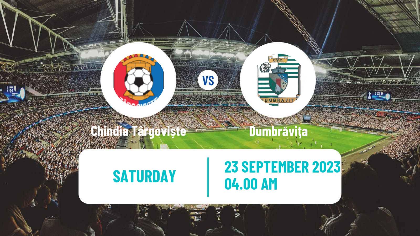 Soccer Romanian Division 2 Chindia Târgoviște - Dumbrăviţa