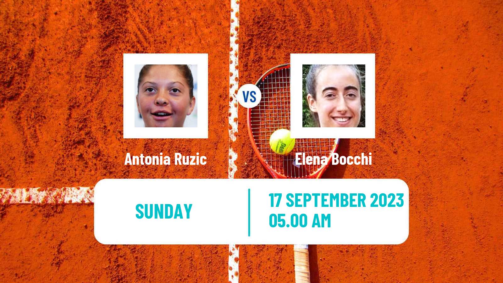 Tennis Parma Challenger Women Antonia Ruzic - Elena Bocchi